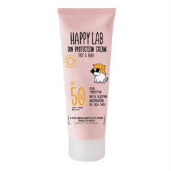 HAPPY LAB Крем солнцезащитный для лица и тела SPF50+ / Sun Protection Cream, 70 мл 24656-72363 - фото 14777792