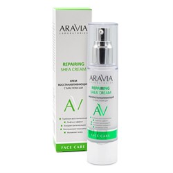 Aravia Laboratories Крем для лица восстанавливающий с маслом ши / Repairing Shea Cream, 50 мл 23985-72318 - фото 14778150