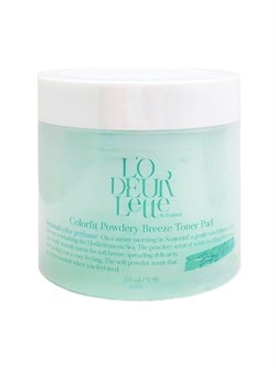 LODEURLETTE Тонер-пэды для чувствительной и сухой кожи лица / In England Colorfit Powdery Breez, 150 мл 25306-73494 - фото 14779150