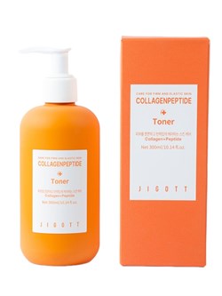 Jigott Тонер для лица с коллагеном и пептидами / Collagen + Peptide Toner, 300 мл 25367-75832 - фото 14779222
