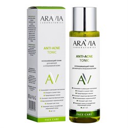 Aravia Laboratories Успокаивающий тоник для жирной и проблемной кожи лица / Anti-Acne Tonic, 250 мл 23970-72333 - фото 14779244