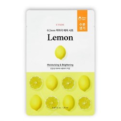 Etude Тканевая маска с экстрактом лимона / 0.2 Therapy Air Mask Lemon, 20 мл 20003-23545 - фото 14780098