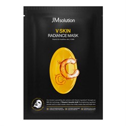 JMsolution Ревитализирующая тканевая маска для лица с антиоксидантами / V Skin Radiance Mask, 30 мл 24428-66107 - фото 14780284