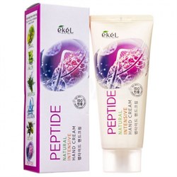 Ekel Крем для рук антивозрастной с пептидами / Natural Intensive Hand Cream Peptide, 100 мл 17923-19377 - фото 14780498