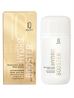 IQ Beauty Крем для рук лифтинг увлажняющий с гиалуроновой кислотой и маслом ши / Hydro Booster, 100 мл 27874-76461 - фото 14780679