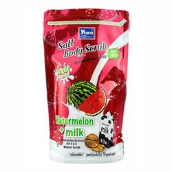 Siam Yoko Солевой скраб для тела c экстрактом арбуза и молочными протеинами / Salt Body Scrub Watermelon + Milk, 350 г 22316-62047 - фото 14781004