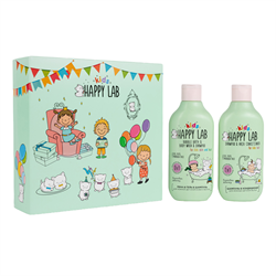 Happy Lab Kids Подарочный набор для нежной детской кожи и волос / Party, 300 мл x 2 21353-30487 - фото 14781257