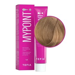 TEFIA Mypoint 8.37 Перманентная крем-краска для волос / Светлый блондин золотисто-фиолетовый, 60 мл 20118-24099 - фото 14782004