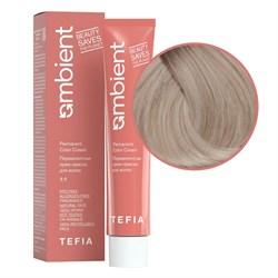 TEFIA Ambient 10.18 Перманентная крем-краска для волос / Экстра светлый блондин пепельно-коричневый, 60 мл 22213-41564 - фото 14782111