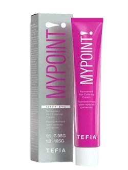 TEFIA Mypoint Перманентная крем-краска для седых волос / Special Grey 7.870, блондин коричнево-фиолетовый, 60 мл 25284-73536 - фото 14782215