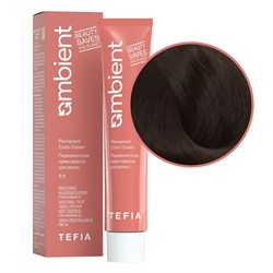 TEFIA Ambient 5.8 Перманентная крем-краска для волос / Светлый брюнет коричневый, 60 мл 22211-41563 - фото 14782481