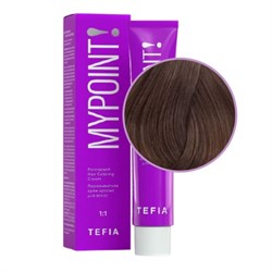 TEFIA Mypoint 6.8 Гель-краска для волос тон в тон / Темный блондин коричневый, безаммиачная, 60 мл 20162-24143 - фото 14782780