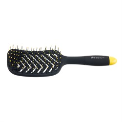 Dewal Щетка для укладки волос продувная широкая / Banana Black BNN82, черный 9788-6802 - фото 14783216