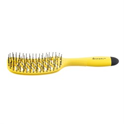 Dewal Щетка для укладки волос продувная / Banana BNN87, желтый 9793-6807 - фото 14783240