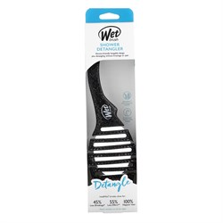 Wet Brush Расческа для душа / Shower Detangler Black Glitter BWR801BLACKGL, черный глиттер 24590-71314 - фото 14783482