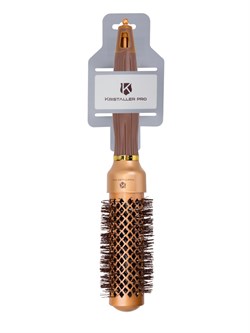 Kristaller Термобрашинг для укладки волос / Ceramic + Ionic TG-X16/32, 32 мм, коричневый 25334-73602 - фото 14784254