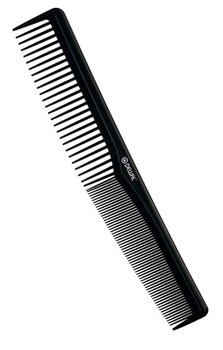 Dewal Расчёска рабочая комбинированная / Эконом CO-6050, пластик, 18 см, черный 2212-7805 - фото 14784373