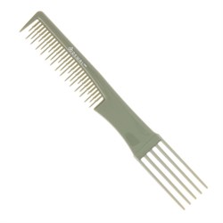 Dewal Расчёска рабочая для начеса с пластиковой вилкой / Эконом OLIVE CO-6505OLIVE,19 см 22092-38268 - фото 14784455
