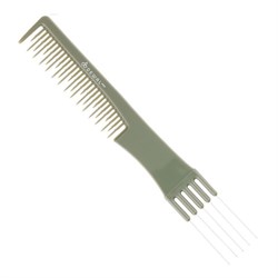 Dewal Расчёска рабочая для начеса с металлической вилкой / Эконом OLIVE CO-6506OLIVE, 19 см 22093-38269 - фото 14784458