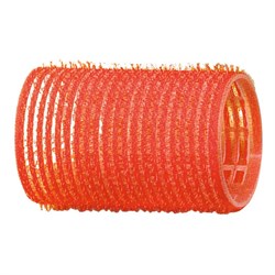 Dewal Бигуди-липучки R-VTR4, 36 мм, красный, 12 шт. 871-17805 - фото 14784994