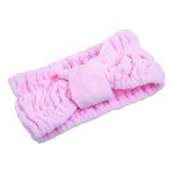 Dewal Beauty Повязка на голову / Бантик НВ-02, розовый 3080-2429 - фото 14785058
