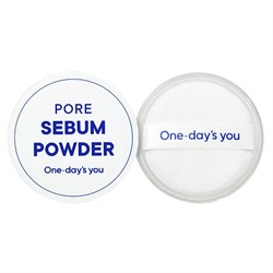 One-day's You Себорегулирующая пудра для лица с матирующим эффектом / Pore Sebum Powder, белый, 4 г 25148-72743 - фото 14785990
