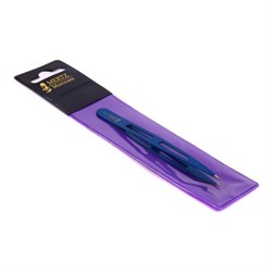 Mertz Пинцет-иголка косметический 227-P, синий, 10 см 238-24943 - фото 14786703