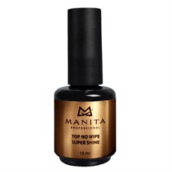 Manita Professional Топ для гель-лака без липкого слоя / No Wipe Super Shine, 15 мл 27659-72589 - фото 14786870