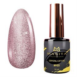 Manita Professional Гель-лак для ногтей с эффектом кошачьего глаза / Crystal Cat Eye №05, 10 мл 23284-64713 - фото 14787454