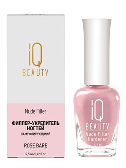 IQ Beauty Филлер-укрепитель с камуфлирующим эффектом / Nude Filler 02 Rose Bare, глянцевый финиш, 12,5 мл 27858-76327 - фото 14787905