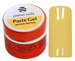 Planet Nails Гель-паста для дизайна ногтей, желтый пастельный, 5 мл 2583-2103 - фото 14787974