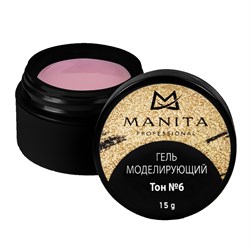 Manita Professional Однофазный моделирующий гель для наращивания №6, 15 г 22827-64060 - фото 14788048