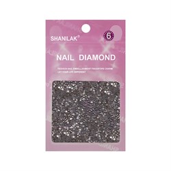 Nail Art Стразы для маникюра №6, серебристый 15833-16587 - фото 14788344