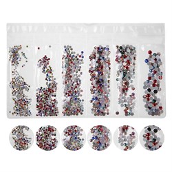 Nail Art Набор страз для ногтей, разноцветный 15847-16600 - фото 14788361