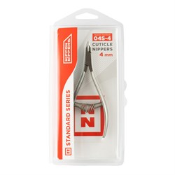 Nippon Nippers Кусачки маникюрные для кутикулы / Standard NN_NS-04S-4, спиральная пружина, ручная заточка, 4 мм 23825-65540 - фото 14788635