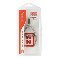 Nippon Nippers Кусачки маникюрные для кутикулы / Standard NN_NS-02S-6, спиральная пружина, ручная заточка, 6 мм 23822-65545 - фото 14788641
