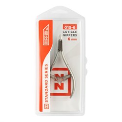 Nippon Nippers Кусачки маникюрные для кутикулы / Standard NN_NS-01S-6, спиральная пружина, ручная заточка, 6 мм 23818-65556 - фото 14788647