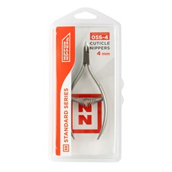 Nippon Nippers Кусачки маникюрные для кутикулы / Standard NN_NS-05S-4, спиральная пружина, ручная заточка, 4 мм 23829-65557 - фото 14788650