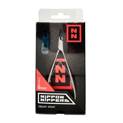 Nippon Nippers Кусачки маникюрные для кутикулы / Standard NN_N-10-6, двойная пружина, 6 мм 23814-65550 - фото 14788951