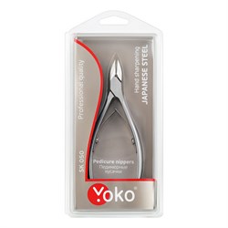 YOKO Кусачки педикюрные для вросшего ногтя / Professional Quality SK 050, двойная пружина, ручная заточка, 14 мм 24673-72623 - фото 14788993