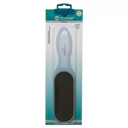 Zinger Тёрка педикюрная двусторонняя абразивная / Classic RA-66, 100/180 грит, белый 3208-72848 - фото 14789094