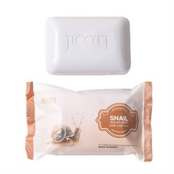 Jigott Мыло-скраб для лица и тела с экстрактом улитки / Snail Scrub Soap, 150 г 25815-73162 - фото 14804429