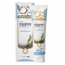 Hanil Зубная паста с морской солью / Refresh & Clean Dental Clean Bay Salt toothpaste, 120 г 22340-63708 - фото 14804564