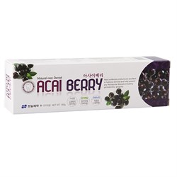 Hanil Зубная паста с натуральным экстрактом ягод асаи / Acai Berry Toothpaste, 180 г 27765-73305 - фото 14804596