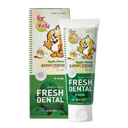 Hanil Зубная паста для детей со вкусом яблока / Fresh Dental for kids Apple, 80 мл 16948-17991 - фото 14804621