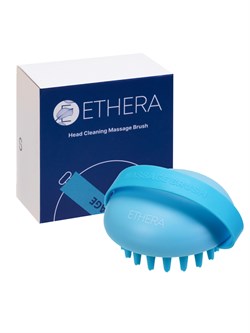 ETHERA Массажная силиконовая щётка для мытья головы, синий 25244-72962 - фото 14804715