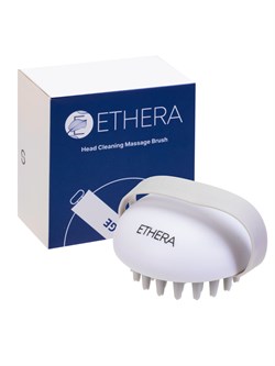 ETHERA Массажная силиконовая щётка для мытья головы, белый 25245-72967 - фото 14804722