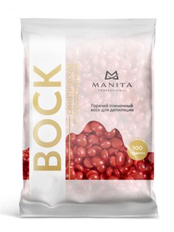 Manita Professional Воск для депиляции в гранулах синтетический, клубника, 100 г 24642-72288 - фото 14804869