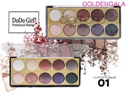 Запеченные тени DoDoGirl DIAMOND Winter тон 01 1773783-231938 - фото 14817611