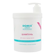 Domix Green Professional Шампунь для всех типов волос с кератином и аллантоином «Без соли», 1000 мл 17571-18790